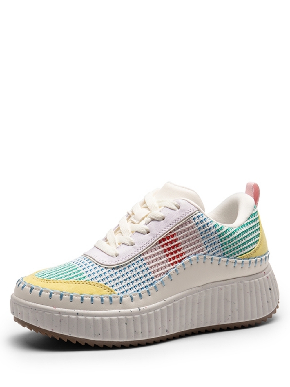 NEW Dream Pairs City Tweed Chunky Platform Fashion Sneakers Shoes Womens 8.5